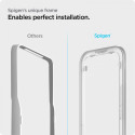 Ochranné sklo Spigen ALM GLASS FC AlignMaster iPhone 13/14 - černá