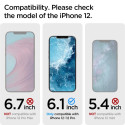 Ochranné sklo Spigen GLAS.tR EZ Fit iPhone 12/12 Pro (2 ks)