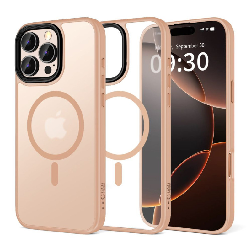 Kryt Tech-Protect MagMat MagSafe pro iPhone 16 Pro Max - růžová