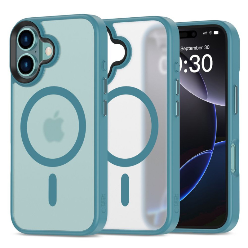 Kryt Tech-Protect MagMat MagSafe pro iPhone 16 - modrá