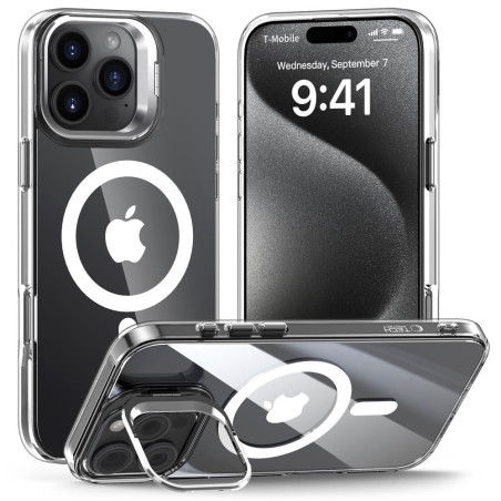 Kryt Tech-Protect MagStand MagSafe iPhone 16 Pro - čirý