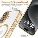 Kryt Tech-Protect MagFlex pro iPhone 16 - zlatá
