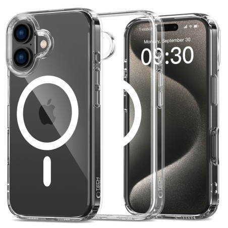 Kryt Tech-Protect FlexAir Hybrid MagSafe iPhone 16 - čirý
