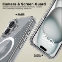Kryt Tech-Protect FlexAir Hybrid MagSafe iPhone 16 čirý