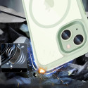 Kryt Tech-Protect MAGMAT MagSafe pro iPhone 15 - clear green
