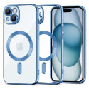 Kryt Tech-Protect MagShine Line pro iPhone 15 - modrý