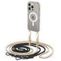 Kryt Tech-Protect FlexAir Chain Magsafe iPhone 15 Pro black/beige