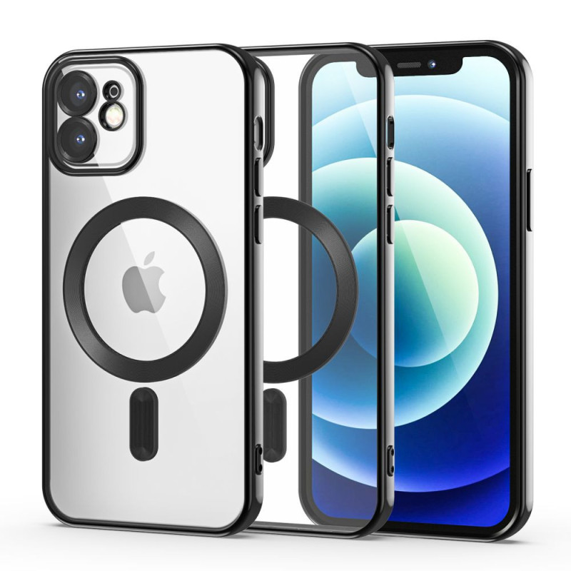 Kryt Tech-Protect MagShine Line pro iPhone 12 - černý