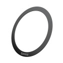 BASEUS PCCH000001 Halo Magnetický univerzální kroužek pro MagSafe, 2ks, černý