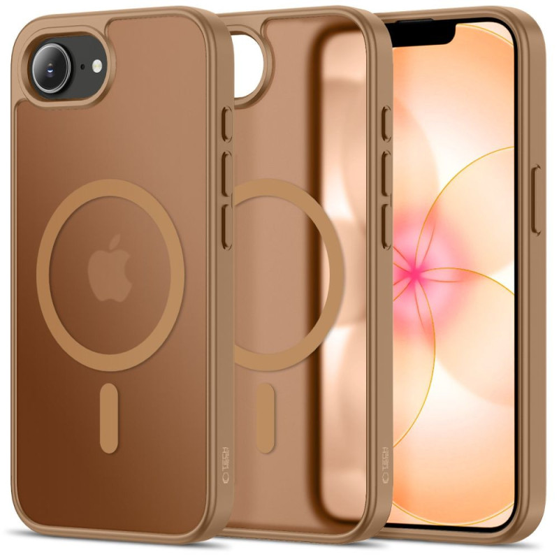 Kryt Tech-Protect BasicMag MagSafe pro iPhone 16e / 17e - hnědá