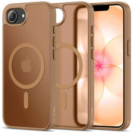 Kryt Tech-Protect BasicMag MagSafe iPhone 16e/17e - hnědá