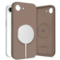 Kryt Tech-Protect SILICONE MagSafe pro iPhone 16e / 17e - hnědá