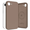 Kryt Tech-Protect SILICONE MagSafe pro iPhone 16e / 17e - hnědá