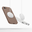Kryt Tech-Protect SILICONE MagSafe pro iPhone 16e / 17e - hnědá
