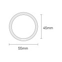 BASEUS PCCH000001 Halo Magnetický univerzální kroužek pro MagSafe, 2ks, černý