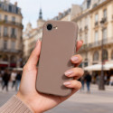 Kryt Tech-Protect SILICONE MagSafe pro iPhone 16e / 17e - hnědá