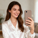 Kryt Tech-Protect SILICONE MagSafe pro iPhone 16e / 17e - hnědá