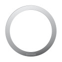 BASEUS PCCH000012 Halo Magnetický univerzální kroužek pro MagSafe, 2ks, stříbrný