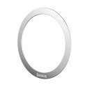 BASEUS PCCH000012 Halo Magnetický univerzální kroužek pro MagSafe, 2ks, stříbrný
