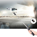AG PREMIUM K07 Selfie teleskopická tyč se stativem a Bluetooth, délka 24-65cm, černá