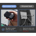BASEUS PPQD-B01 Qpow Powerbanka 10.000mAh s výkonem 15W a integrovaným Lightning kabelem, černá