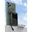 BASEUS PPQD-B01 Qpow Powerbanka 10.000mAh s výkonem 15W a integrovaným Lightning kabelem, černá