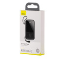 BASEUS PPQD-B01 Qpow Powerbanka 10.000mAh s výkonem 15W a integrovaným Lightning kabelem, černá
