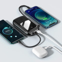 BASEUS PPQD-H01 Qpow Powerbanka 20.000mAh s výkonem 20W a integrovaným Lightning kabelem, černá