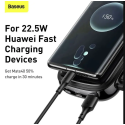 BASEUS PPQD-H01 Qpow Powerbanka 20.000mAh s výkonem 20W a integrovaným Lightning kabelem, černá