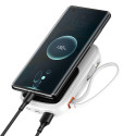 BASEUS PPQD060002 Qpow Pro Powerbanka 10.000mAh s výkonem 20W a Lightning kabelem, bílá