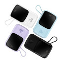 BASEUS PPQD060002 Qpow Pro Powerbanka 10.000mAh s výkonem 20W a Lightning kabelem, bílá