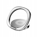 BASEUS Privity Ring holder Magnetický (MagSafe) kroužek s prstýnkem, stříbrný