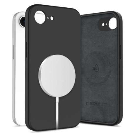 Kryt Tech-Protect SILICONE MagSafe iPhone 16e/17e - černý