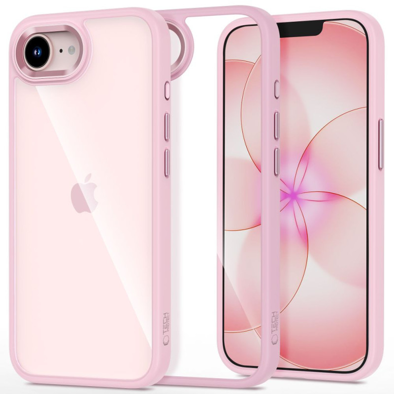 Kryt Tech-Protect MAGMAT pro iPhone 16e / 17e - transparentní růžová