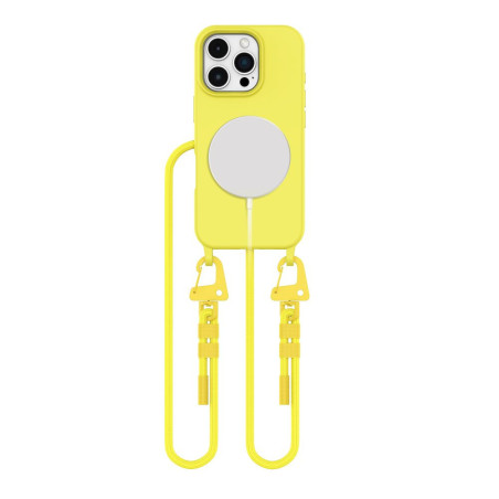 Kryt Tech-Protect Magnecklace iPhone 16 Pro – žlutá