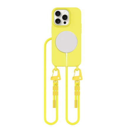 Kryt Tech-Protect Magnecklace iPhone 14 Pro - žlutá