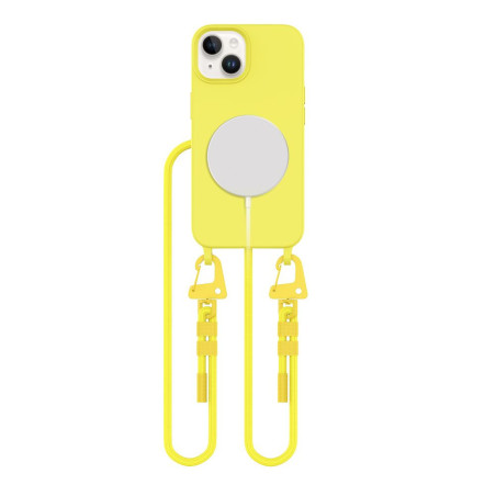Kryt Tech-Protect Magnecklace pro iPhone 14 - žlutá