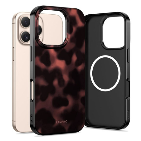 Kryt Tech-Protect Lamano MagSafe iPhone 16 Pro - černá/červená