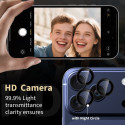 Tech-Protect CAMRING FIT+ ochrana zadní kamery pro iPhone - stříbrn