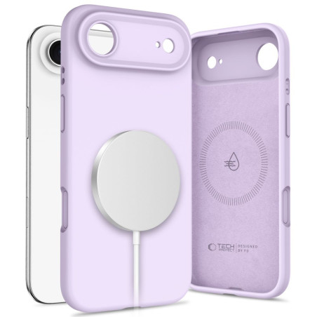 Kryt Tech-Protect Silicone MagSafe pro iPhone 17 Air - fialová