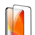 BASEUS SGAPIPH58S-KC01 Ochranné sklo 3D FULL-COVER 0.3mm pro iPhone X/XS/11 Pro, montážní rámeček, 2ks