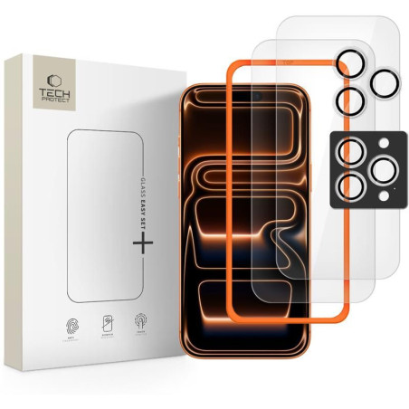 Ochranné sklo Tech-Protect Easy Set+ iPhone 16 Pro Max