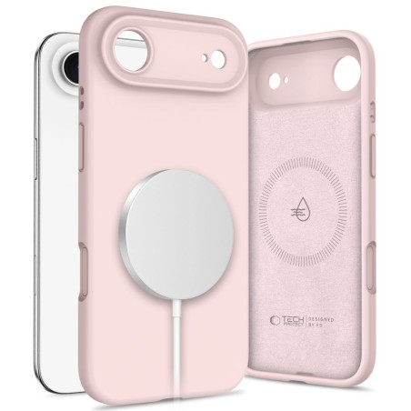 Kryt Tech-Protect SILICONE Magsafe pro iPhone Air - růžová