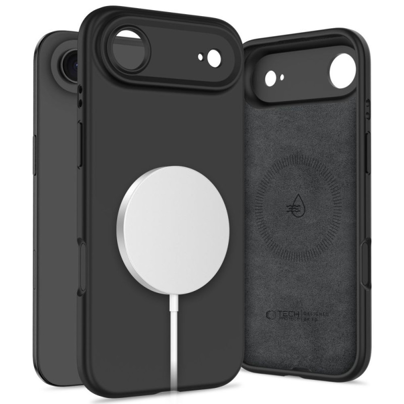 Kryt Tech-Protect SILICONE Magsafe pro iPhone 17 Air - černá