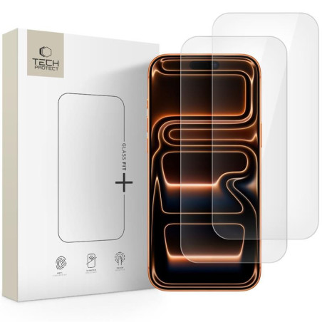 Tech-Protect Glass Fit+ 2-pack pro iPhone 16 Pro Max - transparent