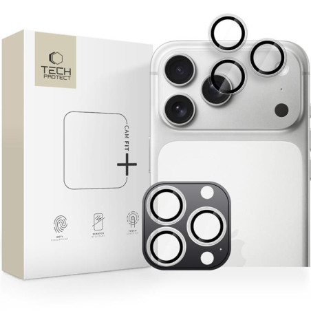 Tech-Protect CAMRING FIT+ ochranné sklo fotoaparátu iPhone Pro - či