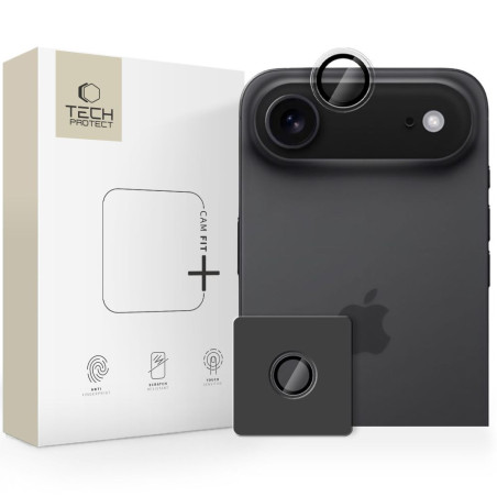 Ochranné sklo Tech-Protect CAMRING FIT+ pro iPhone Air - čiré