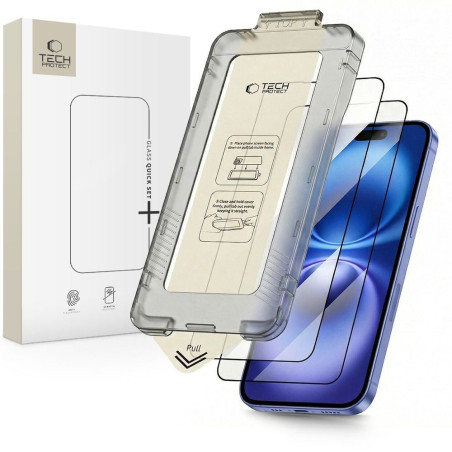 Tech-Protect QUICK SET+ sklo 2 ks iPhone 15