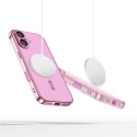 Kryt Tech-Protect MagFlex pro iPhone 16 - clear/růžová