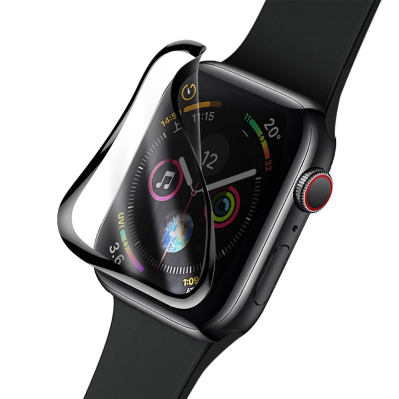 BASEUS SGAPWA4-G01 Ochranné sklo 3D FULL-COVER 0.20mm pro Apple Watch 40mm
